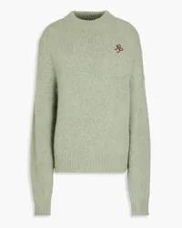 REJINA PYO Toni brushed alpaca-blend sweater - Green Green