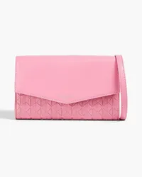 Serapian Mosaico leather envelope clutch - Pink Pink