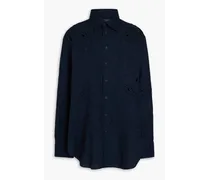 Vivien broderie anglaise cotton shirt - Blue