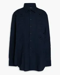 Rag & Bone Vivien broderie anglaise cotton shirt - Blue Blue