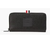 Pebbled-leather wallet - Black