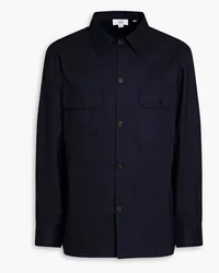 Dunhill Cotton-blend ripstop shirt - Blue Blue