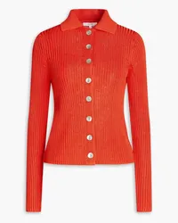 Vince Ribbed-knit cardigan - Orange Orange