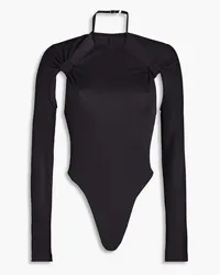 Jacquemus Nodi cutout knotted jersey bodysuit - Blue Blue