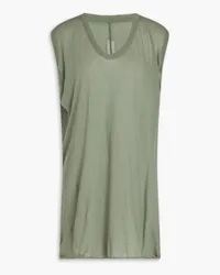 Rick Owens Cotton-jersey tank - Green Green