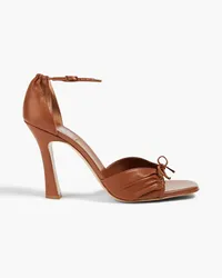 Emporio Armani Leather sandals - Brown Brown