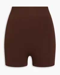 Rick Owens Stretch-piquè shorts - Brown Brown