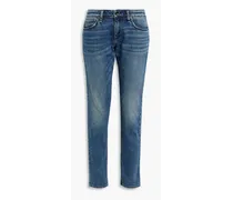 Dre low-rise slim-leg jeans - Blue