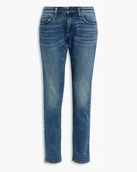 Rag & Bone Dre low-rise slim-leg jeans - Blue Blue