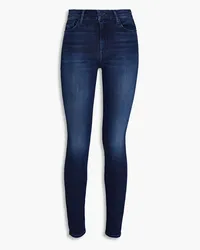 Mother Looker mid-rise skinny jeans - Blue Blue