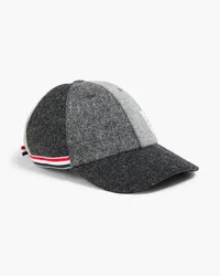 Thom Browne Wool-felt baseball cap - Gray Gray