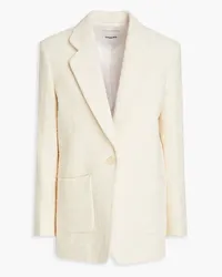 Sandro Cotton-tweed blazer - White White