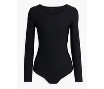 Stretch-Micro modal jersey bodysuit - Black