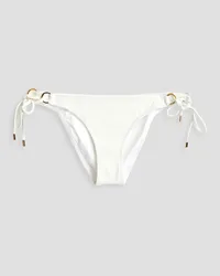 Melissa Odabash Venice textured bikini briefs - White White