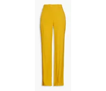Morrisey crepe bootcut pants - Yellow
