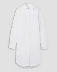 Officine Generale Celina cotton-poplin shirt dress - White White