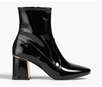 Gigi 70 patent-leather ankle boots - Black