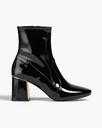 Tory Burch Gigi 70 patent-leather ankle boots - Black Black