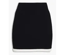 Stretch-jersey mini skirt - Black