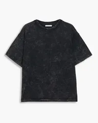 John Elliott + Co Acid-wash cotton-jersey T-shirt - Black Black