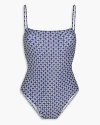 Melissa Odabash Maui printed swimsuit - Blue Blue