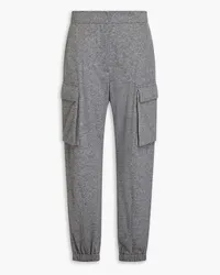 Brunello Cucinelli Mélange cashmere track pants - Gray Gray