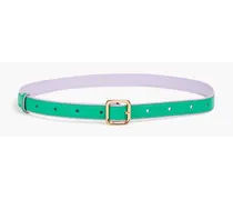 Leather belt - Green