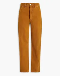 Alex Mill Thompson high-rise straight-leg jeans - Brown Brown