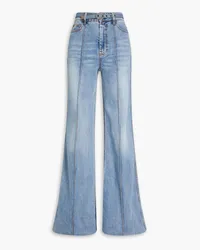 Zimmermann Belted high-rise flared jeans - Blue Blue