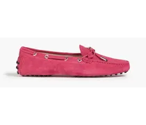 Heaven Lacetto suede loafers - Pink