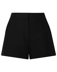 Valentino Garavani Wool and silk-blend crepe shorts - Black Black