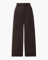 APIECE APART Alba crepe wide-leg pants - Brown Brown