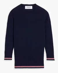 Thom Browne Striped cashmere sweater - Blue Blue