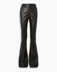 ATTICO Piaf leather flared pants - Black Black