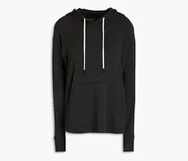 Stretch-modal fleece hoodie - Gray
