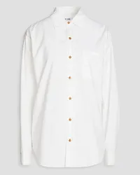 RE/DONE 90s cotton-poplin shirt - White White