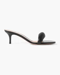 Gianvito Rossi Bijoux 55 leather mules - Black Black