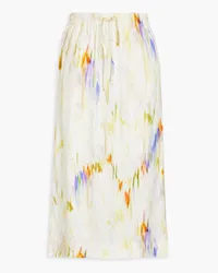 Rodebjer Claire printed twill midi skirt - Multicolor Multicolor