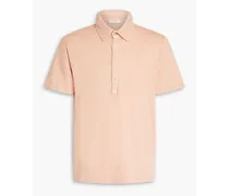 Linen polo shirt - Pink