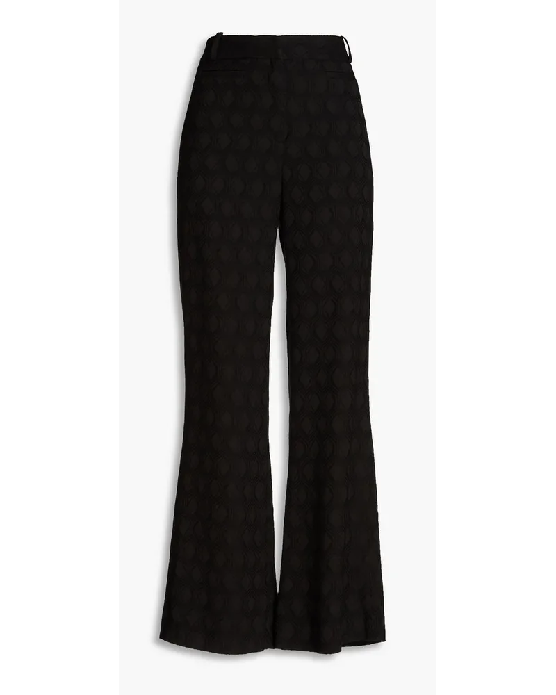 ba&sh Mandy jacquard flared pants - Black Black