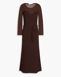 Zimmermann Knitted midi dress - Brown Brown