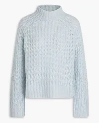 Vince Ribbed-knit turtleneck sweater - Blue Blue