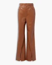 Nanushka Basha OKOBOR wide-leg pants - Brown Brown