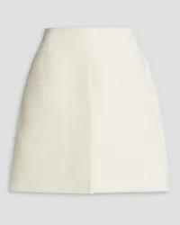 Jil Sander Brushed wool mini skirt - White White