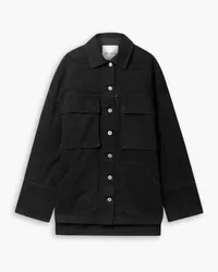 ATTICO Janet oversized denim jacket - Black Black