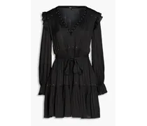 Rinode studded satin mini dress - Black