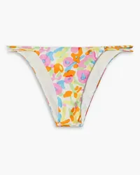 Cult Gaia Printed low-rise bikini briefs - Multicolor Multicolor