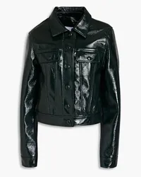 Proenza Schouler Faux patent-leather jacket - Green Green