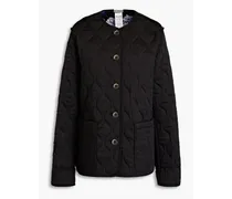 Domino reversible quilted shell jacket - Black
