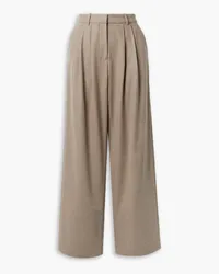 Co Pleated cashmere wide-leg pants - Neutral Neutral